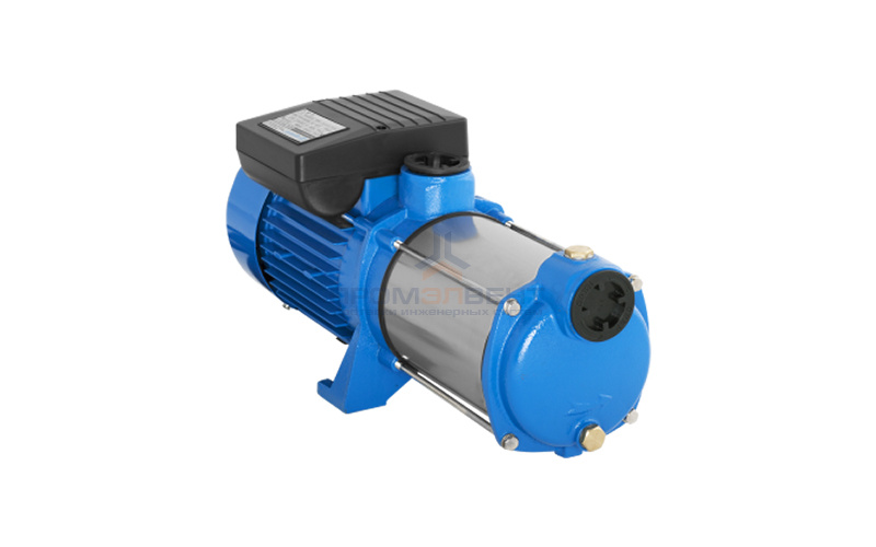 Насос многоступенчатый Aquario AMH-280-10S - 2,8 кВт (однофазный, PN6, Hmax 78 м, Qmax 10,2 м³/ч)