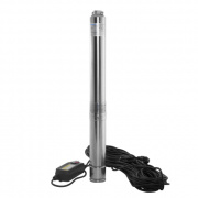 Насос скважинный Aquario ASP 1E-60-90 - 0,8 кВт (однофазный, Hmax 64 м, Qmax 50 л/мин, кабель 45 м)