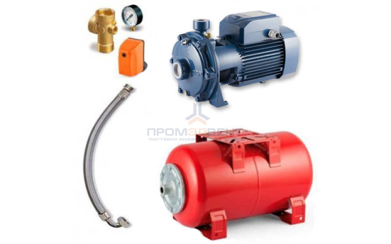 Насосная станция Pedrollo HYDROFRESH 2Cpm 25/14B-50 CL - 1,10 кВт (Qmax 100 л/мин, 1x230В)