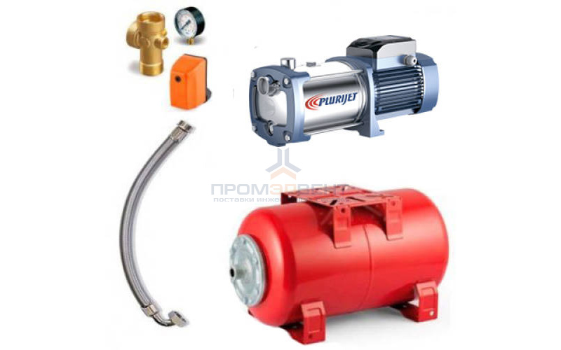 Насосная станция Pedrollo HYDROFRESH PLURIJETm 5/90-N-50CL - 1,10 кВт (Qmax 80 л/мин, 1x230В)