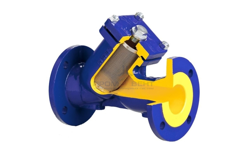 Фильтр грубой очистки BROEN V821 - Ду15 (Фланец/Фланец, PN16, Tmax 300°C)