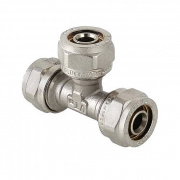 Тройник переходной VALTEC VTm.331 - 32 x 26 x 32 (винтовой, для металлопластиковых труб)