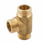 Тройник с наружной резьбой ELSEN METALIT EBF06 - 1/2" (латунь без покрытия)