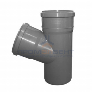 Тройник с отводом на 67° СИНИКОН Standart - 40 (для системы внутренней канализации)