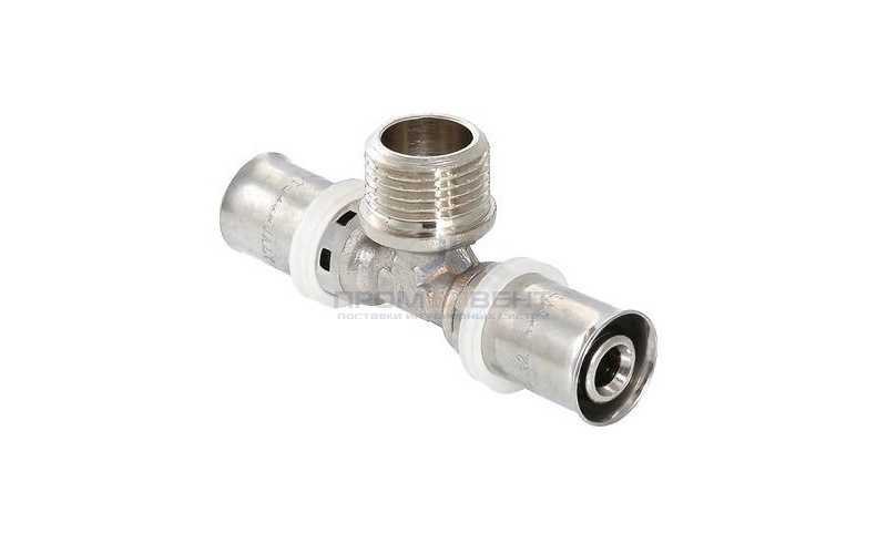 Тройник с переходом на наружную резьбу VALTEC VTm.233 - 16 x 1/2