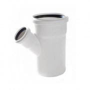 Тройник с уменьшенным отводом на 45° REHAU RAUPIANO PLUS - 110 x 50 (для внутренней канализации)