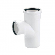 Тройник с уменьшенным отводом на 87° REHAU RAUPIANO PLUS - 160 x 110 (для внутренней канализации)