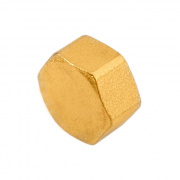 Заглушка латунная с внутренней резьбой STOUT - 1/2"