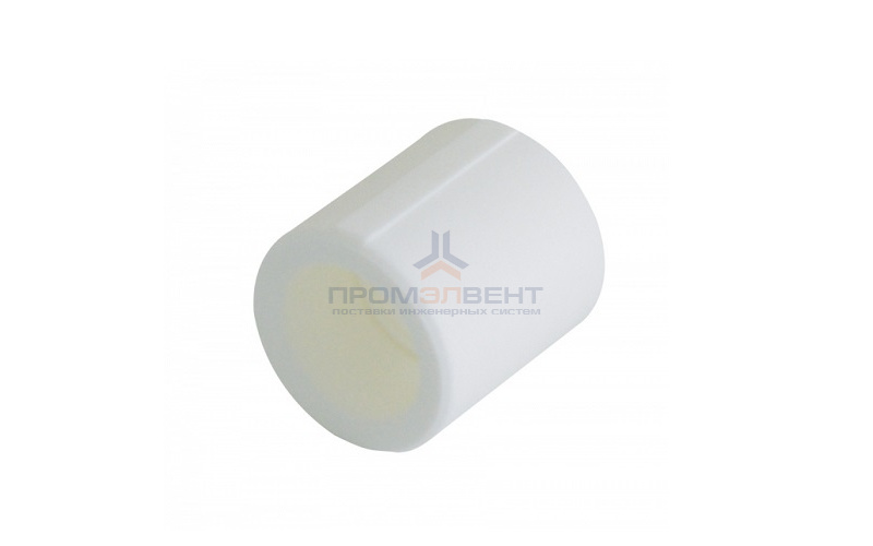 Муфта KALDE - 32 (для полипропиленовых труб под пайку, цвет белый)