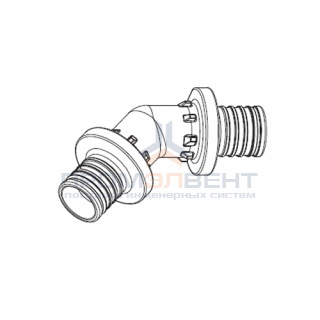Отвод 45° REHAU PX - 25 (пластик, для труб из сшитого полиэтилена RAUTITAN)