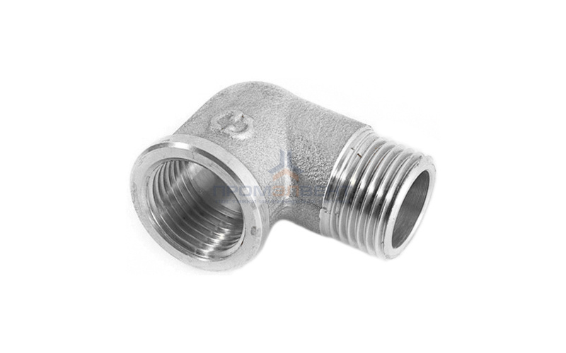 Отвод 90° латунный резьбовой равнопроходный STOUT (НР/ВР) - 3/4