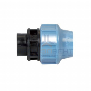 Переход на внутреннюю резьбу UNIDELTA 1004 - 25 x 1" (винтовой, для труб ПНД, резьба пластиковая)