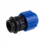 Переход на внутреннюю резьбу Политэк - 32 x 1/2" (винтовой, для труб ПНД)
