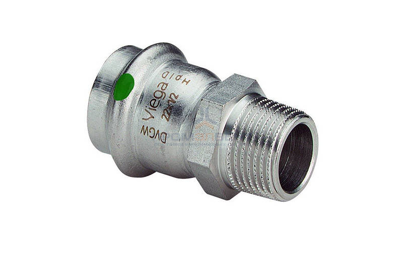 Переход на наружную резьбу Viega Sanpress Inox 2311 - 18 x 1/2