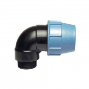 Переход на наружную резьбу угловой UNIDELTA 1008 - 75 x 2"1/2 (для труб ПНД, резьба пластиковая)