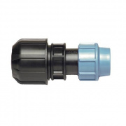 Переход на универсальное присоединение UNIDELTA 1033 - 20 x 20/27 (винтовой, для труб ПНД)