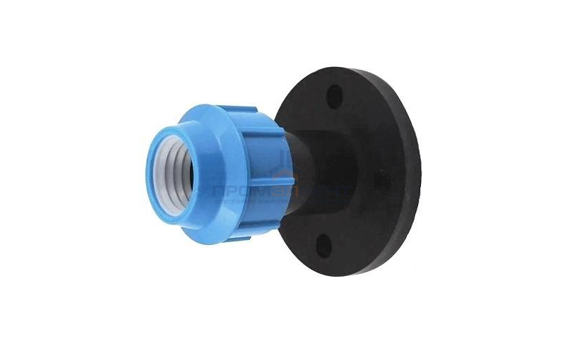 Переход на фланец Политэк - 75 x 2