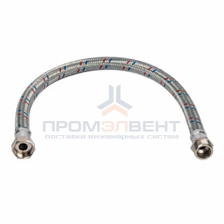 Подводка для воды гибкая STOUT (Гайка/Штуцер) - 3/8" x 1/2" (длина 600 мм)