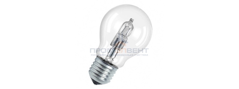 Лампа галогенная Osram Classic A 64543 ES 42W/46W (60W) 230V E27 630lm 2000h d55x96mm
