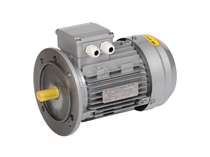 Электродвигатель асинхронный 3ф. АИР 63B2 380В 0,55кВт 3000об/мин (фланец) 3081 DRIVE IEK