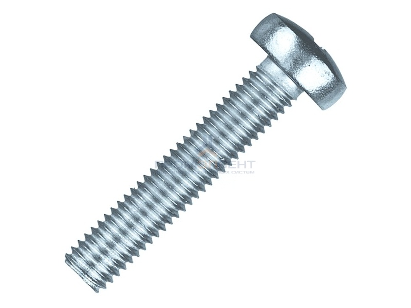Винт с полукруглой головкой М6х12 оцинкованный DIN7985