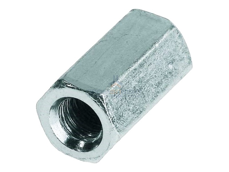 Гайка соединительная М12 удлиненная оцинкованная DIN6334