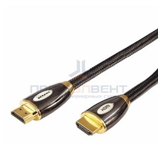 Шнур Luxury HDMI-HDMI gold 2М шелк золото 24к с фильтрами