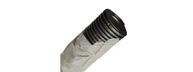 Труба жесткая двустенная для кабельной канализации (6 кПа)д200мм длина 5,95м. ,цвет черный