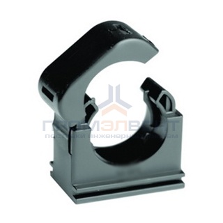 Держатель с крышкой DN 12 мм, полиамид, цвет чёрный DKC