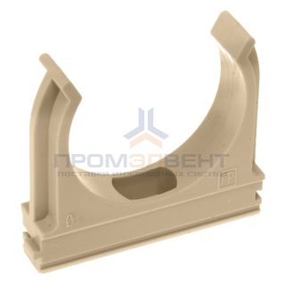 Крепёж-клипса для труб д16 под дерево (сосна) [уп. 100шт]