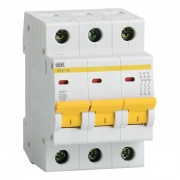 Автоматический выключатель ВА47-29 3Р 10А 4,5кА характеристика В ИЭК (автомат)