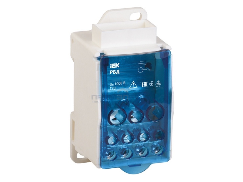 Распределительный блок на DIN-рейку РБД-250А