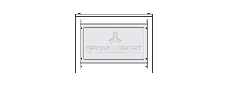 Секционная панель, углублённая, В600мм, Ш600мм