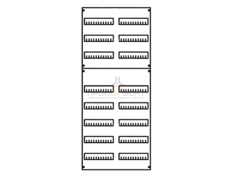 Панель д/установки модульных устройств