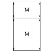 Панель с монтажной платой 1ряд/5 реек