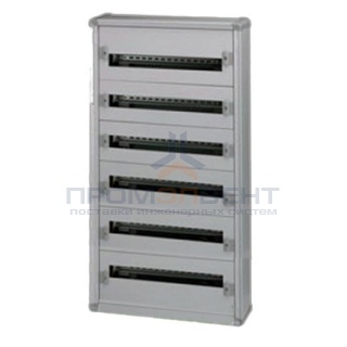 Шкаф пластиковый Legrand XL3 160 накладной на 144 (6х24) модуля с шиной без двери