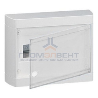 Щит Legrand Nedbox накладной на 12 (+1) модулей с шинами N+PE с белой дверью