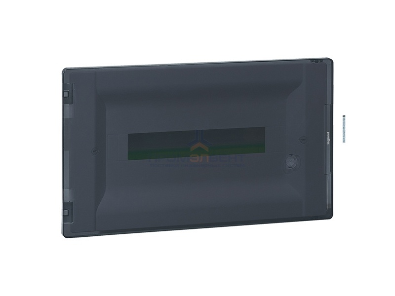 Распределительный щиток Legrand Practibox3 в нишу на 18 модулей с клеммниками N+PE, прозрачная дверь